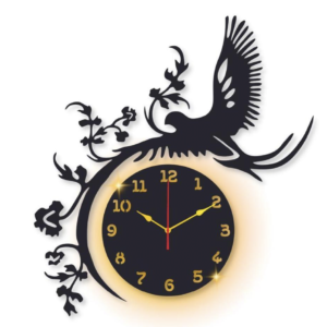 Eagle Laminated Wall Clock with Backlight