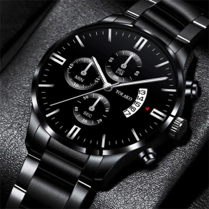 kf Sc870d0208e76421d88a5a9de1b502cf8o Luxury Fashion Mens Watches Men Stainless Steel Quartz Wrist Watch for Man Business Casual Leather Watch