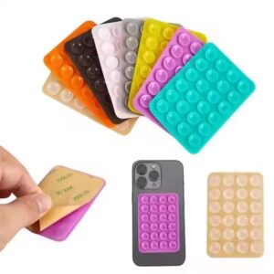 Universal Silicone Suction Cup Phone Holder: Adhesive Mount & Grip for All Cellphone Cases