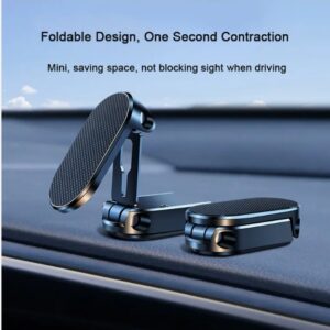 Best-Selling Magnetic Car Phone Holder - Foldable Universal Zinc Alloy Stand