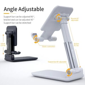 Best Foldable Telescopic Phone & Tablet Stand Universal Adjustable Mobile Holder for Desk