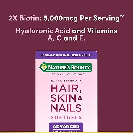 Nature's Bounty Extra Strength Hair, Skin and Nails, 150 Softgels