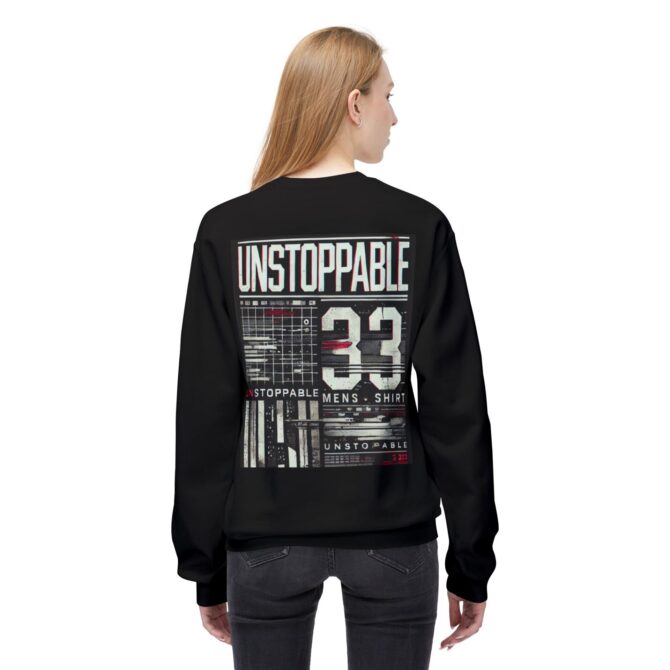 Fearless Unstoppable Fleece Crewneck Sweatshirt - Empowering Casual Wear - Image 4